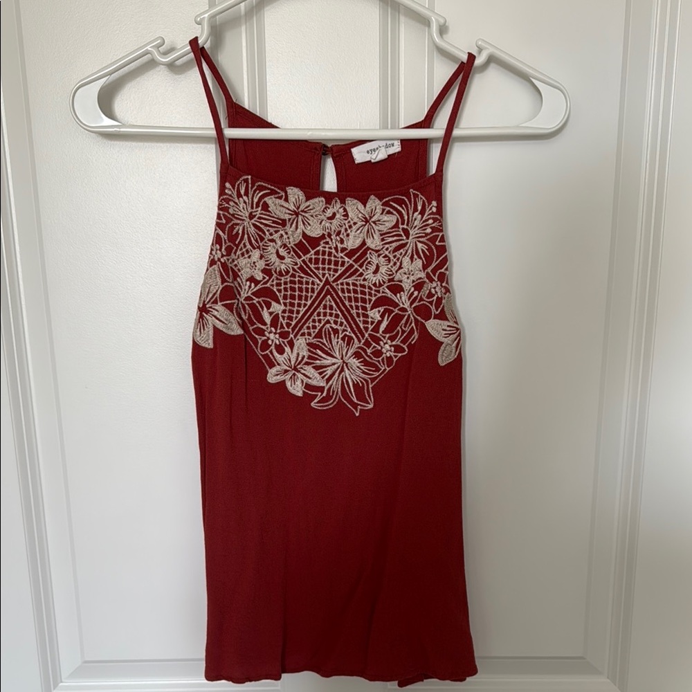 Women's Embroidered Tank